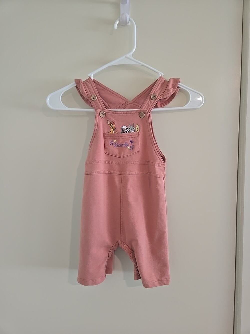 Disney Bambi Floral Infant Ruffle Overalls - BoxLunch Exclusive 12 Months